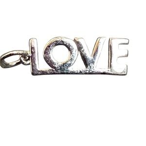 Sterling 925 Silver Love Pendant
